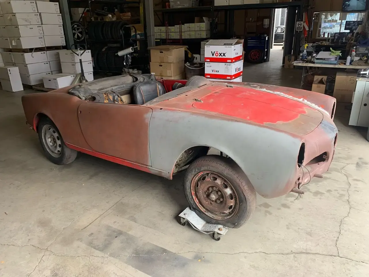 Verkochte Alfa Romeo Giulietta Spider 750B bij Alfa Mario