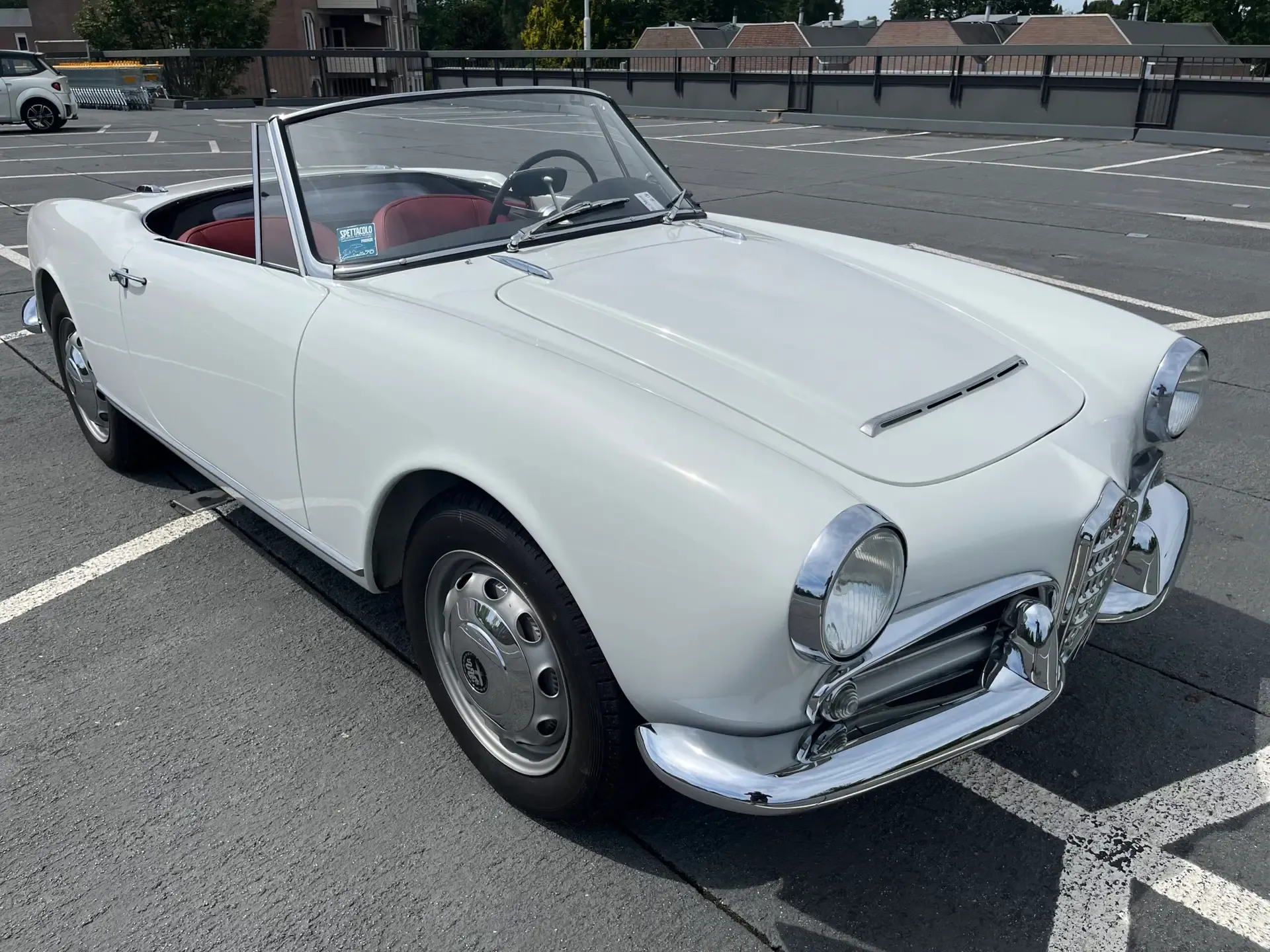 Het resultaat: een Alfa Romeo Giulia Spider die weer klaar is voor gebruik.