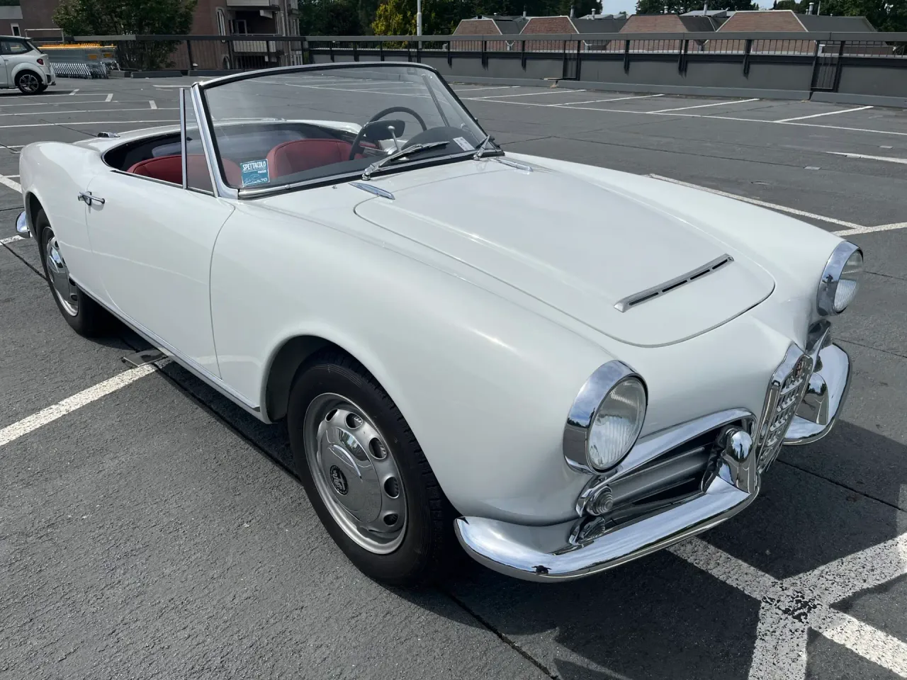 Het resultaat: een Alfa Romeo Giulia Spider die weer klaar is voor gebruik.