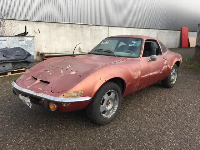 Verkochte Opel GT bij Alfa Mario